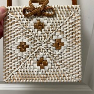 Urban Outfitters Harper Straw Square Bag